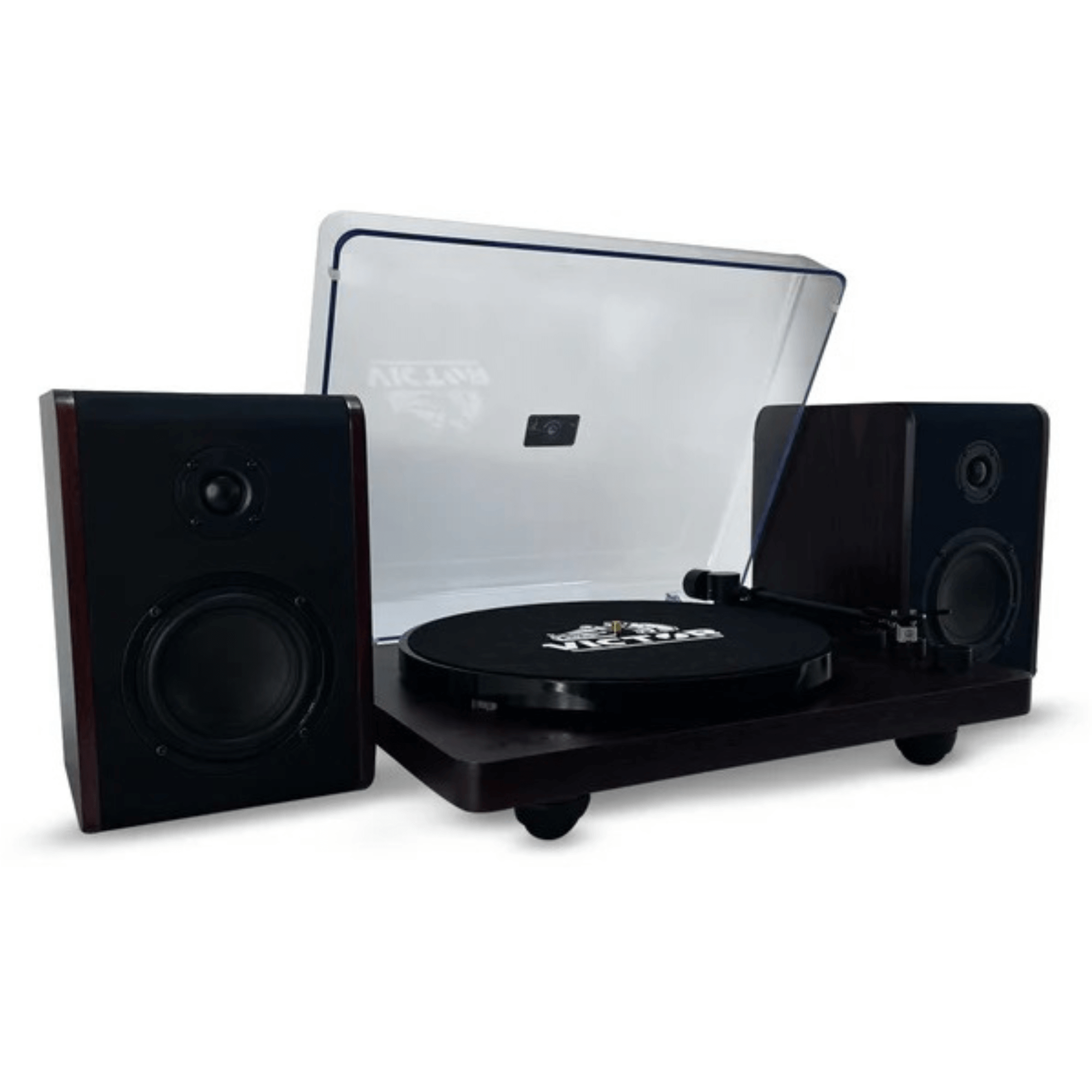 Victor Lincoln Record Player with Stereo Speakers Sky Iapetus