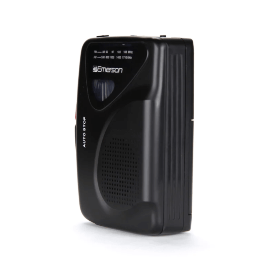 Emerson Portable Cassette Player & Recorder w AMFM Radio and Built-In Sky Iapetus