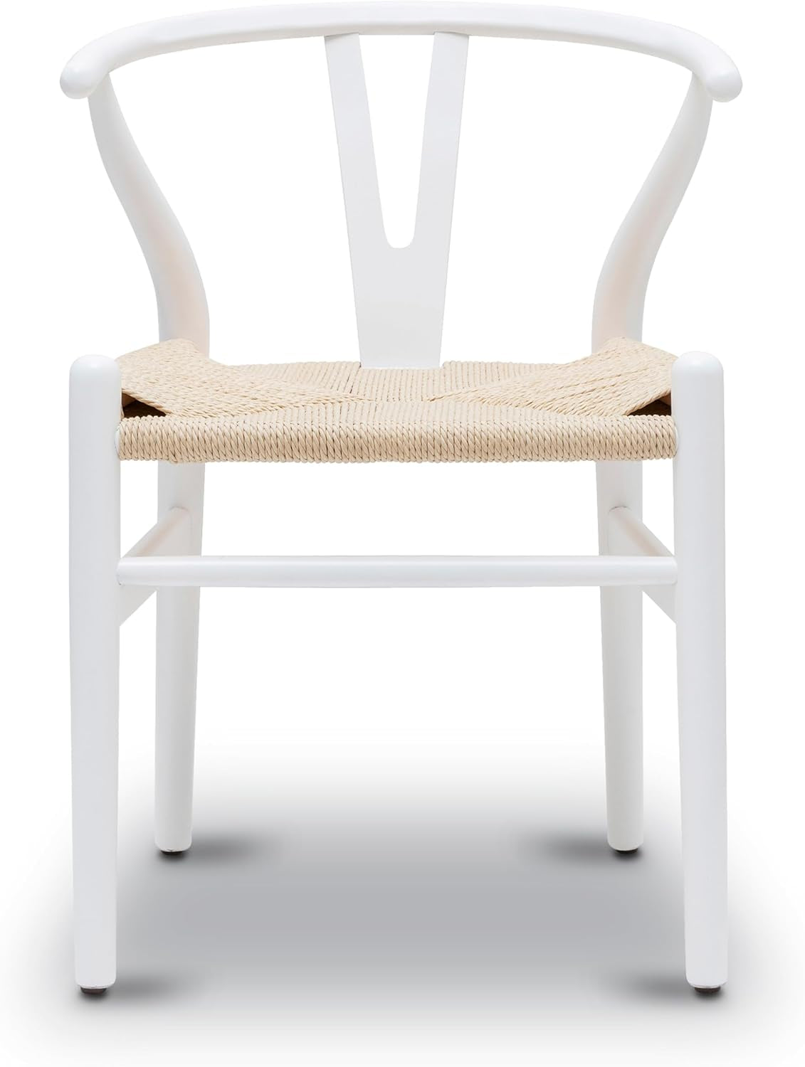 Weave Dining Chair, Single, White Peach Maple