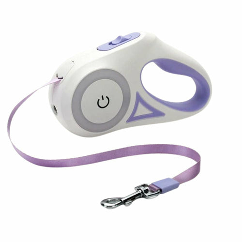 Automatic Retractable Lighting Dog Leash Yellow Pandora