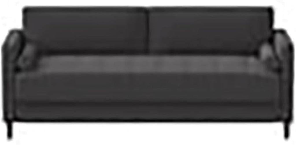 Heather Grey Fabric Sofa Modern, Stylish Design Peach Maple