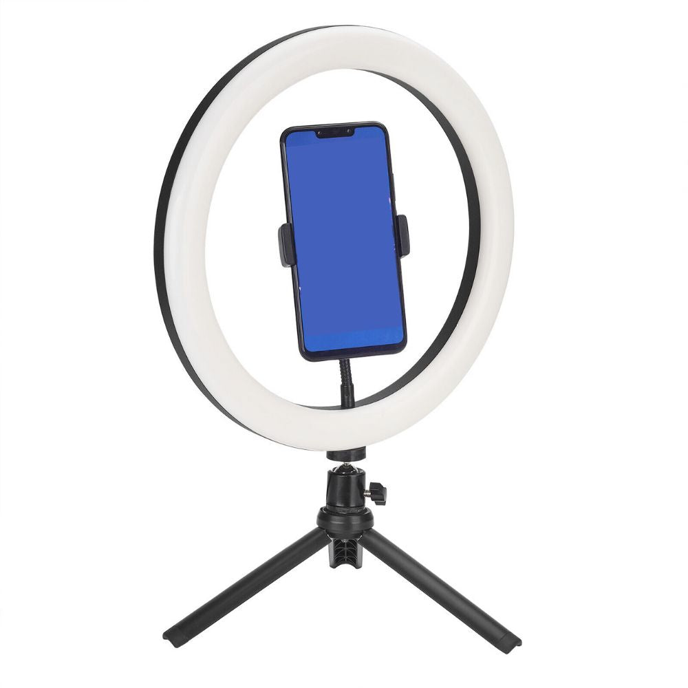 LED Ring Light With Phone Tripod Stand Kit 10" Yellow Pandora