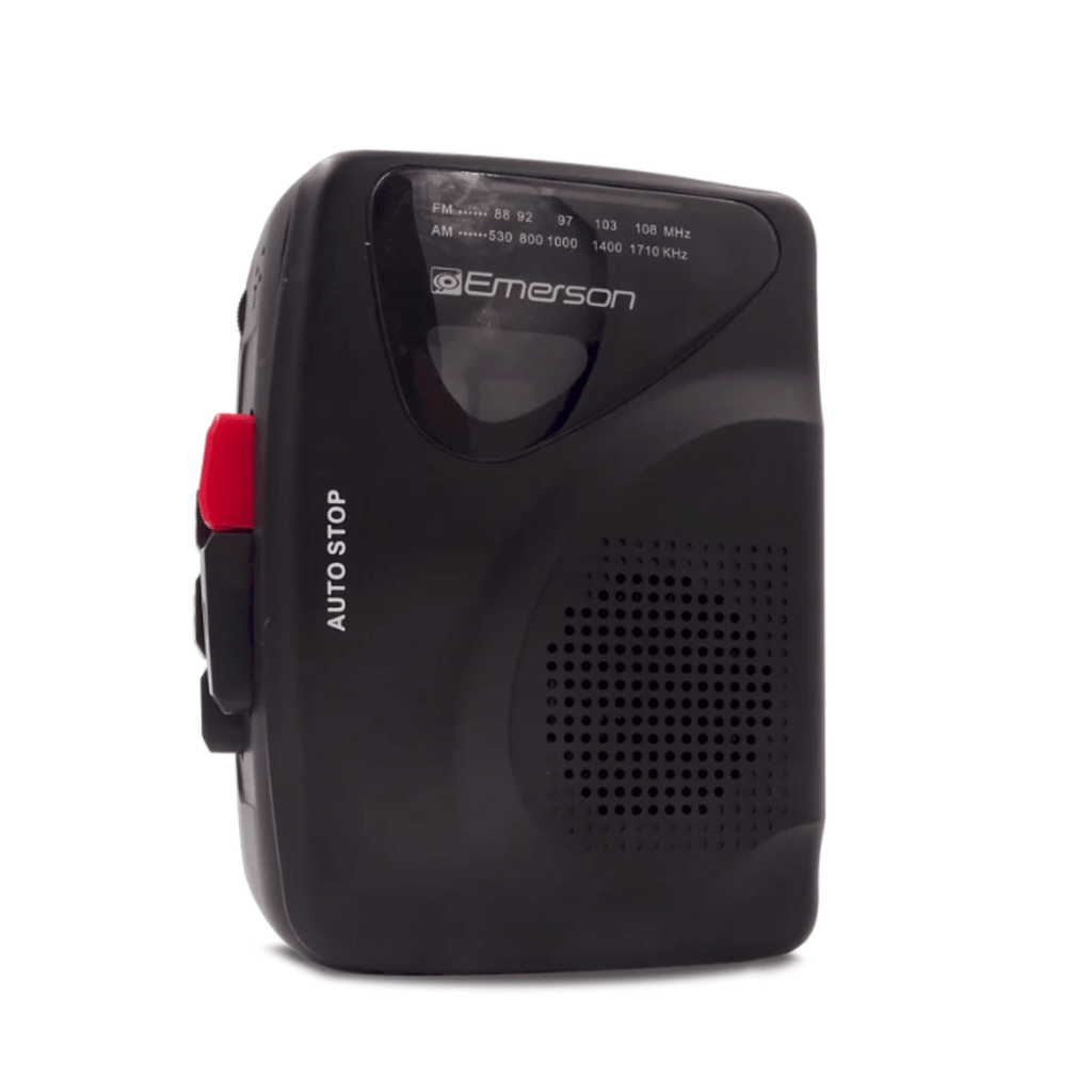Emerson Portable Cassette Player & Recorder w AMFM Radio and Built-In Sky Iapetus