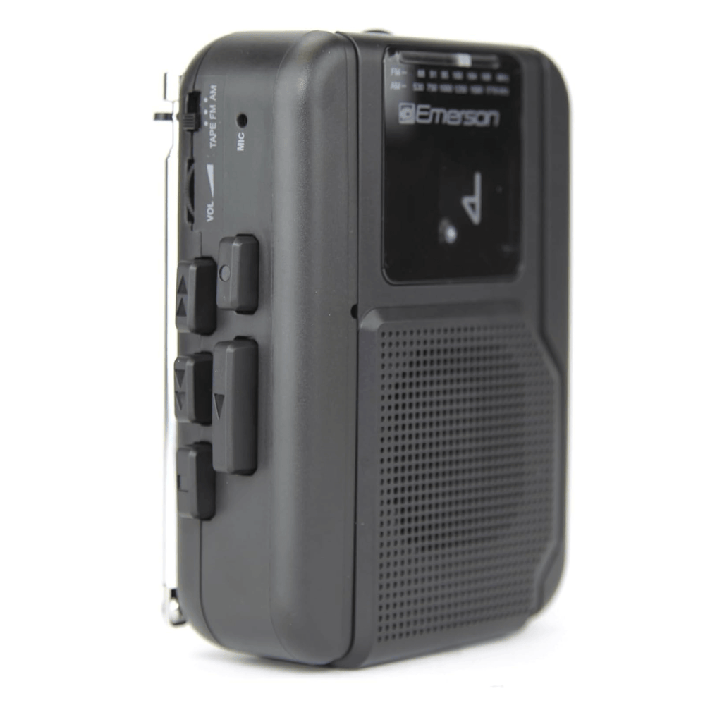 Emerson Portable Cassette Player with Bluetooth Out and Built-In Sky Iapetus