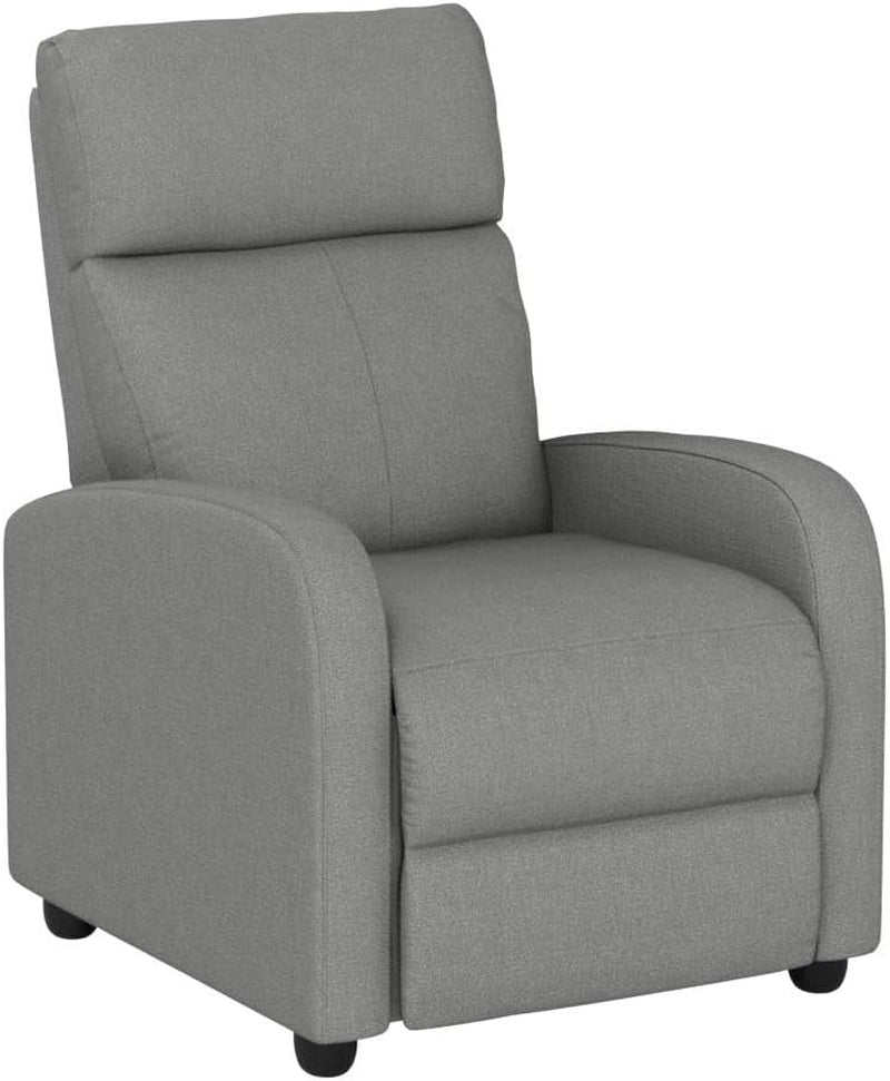 Recliner Chair for Living Room Winback Single Sofa Massage Recliner Peach Maple
