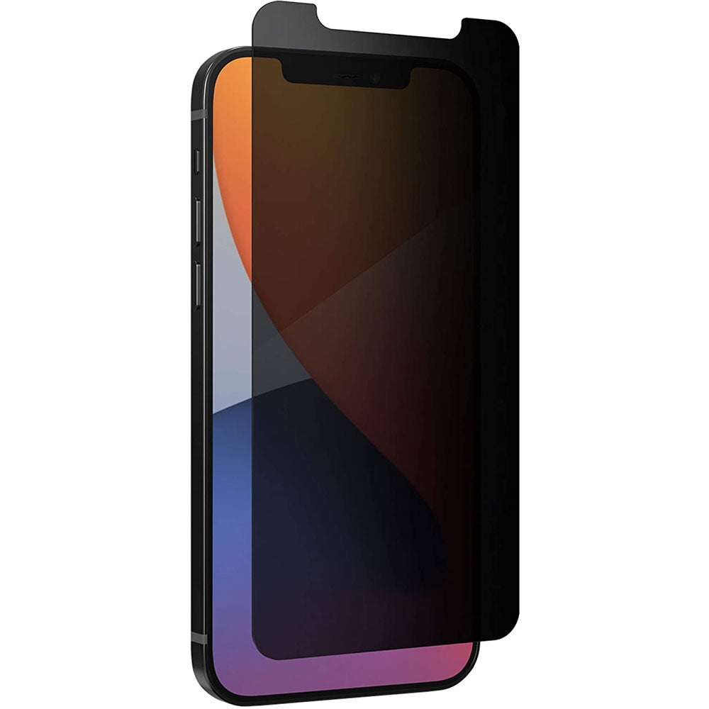 Privacy Anti-Spy Full Cover Tempered Glass Screen Protector for iPhone Black Electra