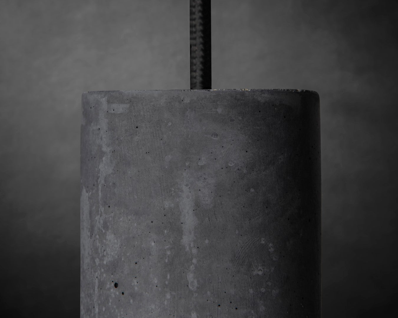 GRAY Concrete Pendant Light B+B Amaranth Broadleaf