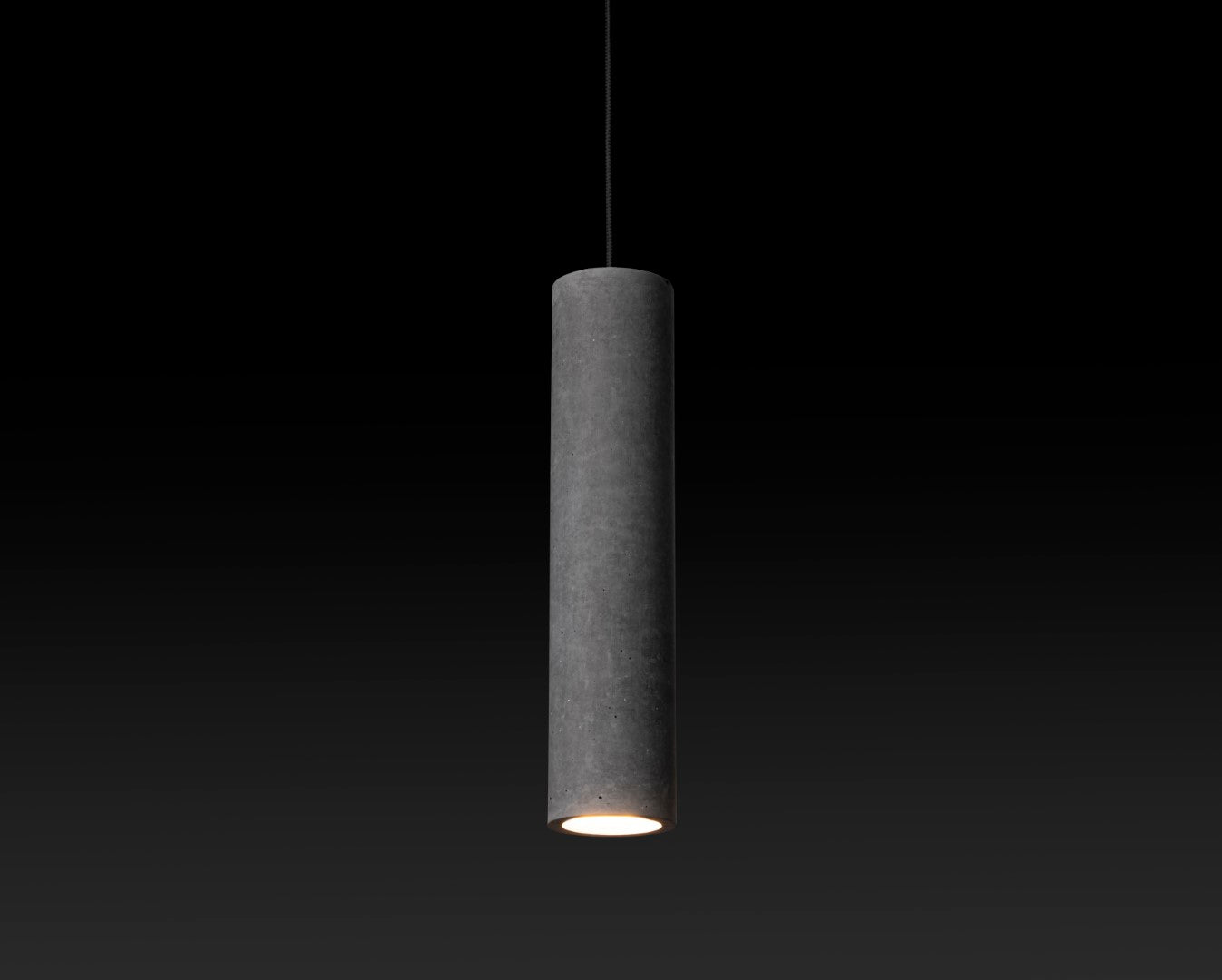 GRAY Concrete Pendant Light B+B Amaranth Broadleaf