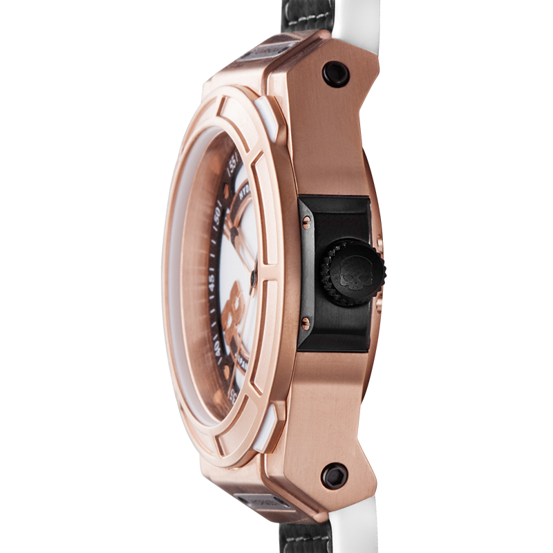 Otto White Rose Gold Ruby Alcestis