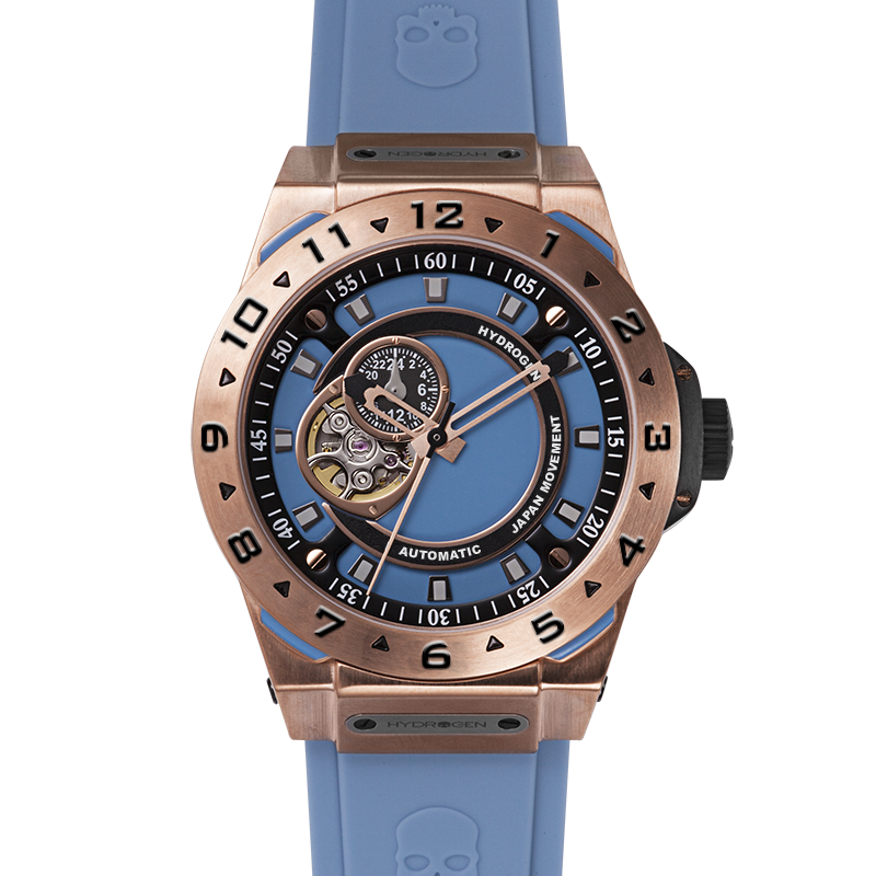 Vento Rose Gold Light Blue Ruby Alcestis