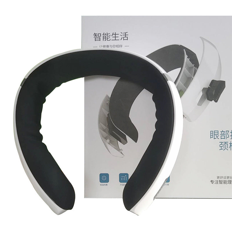 Eye And Cervical Spine Integrated Massage Device Maroon Asteria