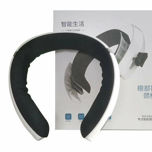 Eye And Cervical Spine Integrated Massage Device Maroon Asteria