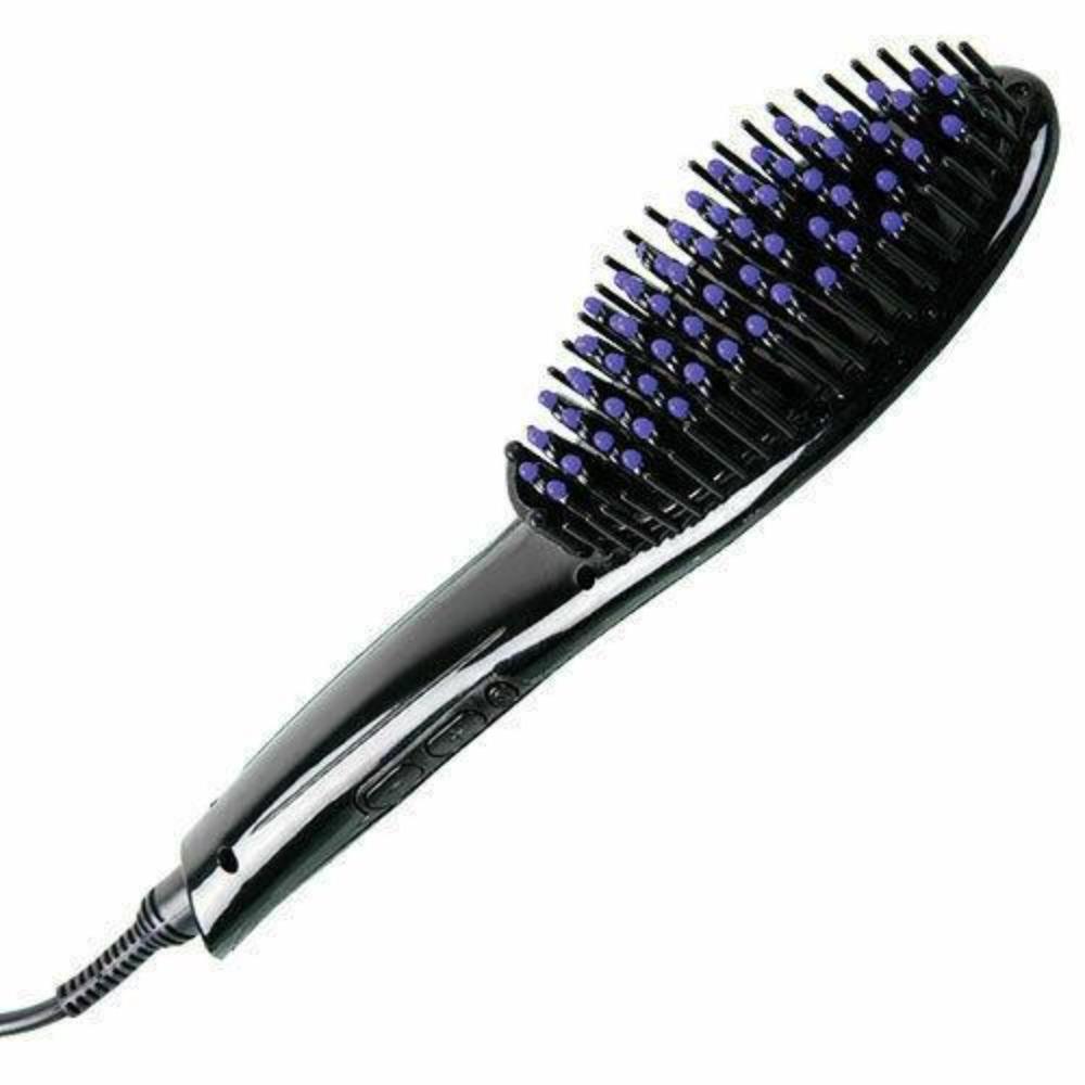 Electronic Hair Straightening Brush Yellow Pandora