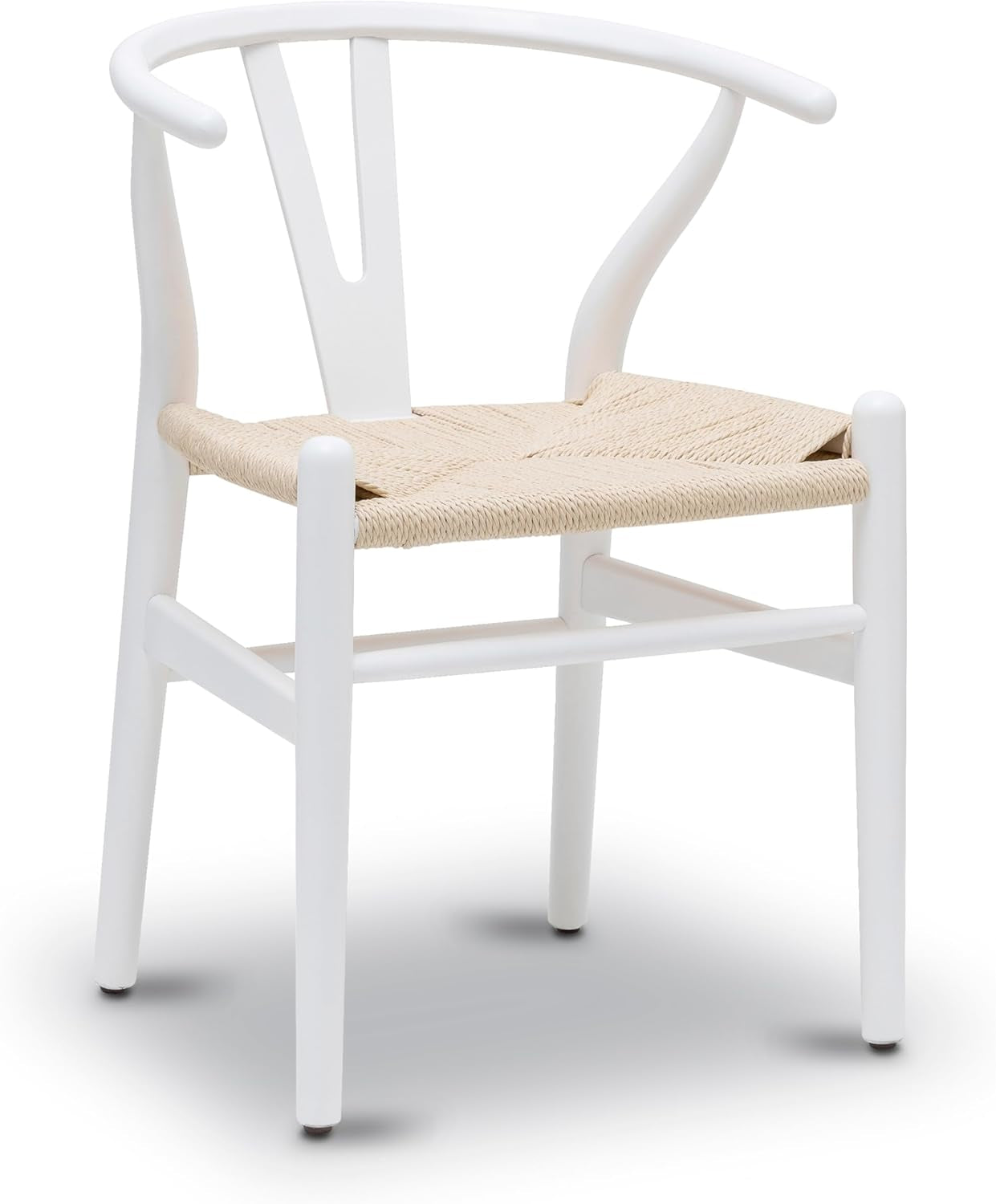 Weave Dining Chair, Single, White Peach Maple