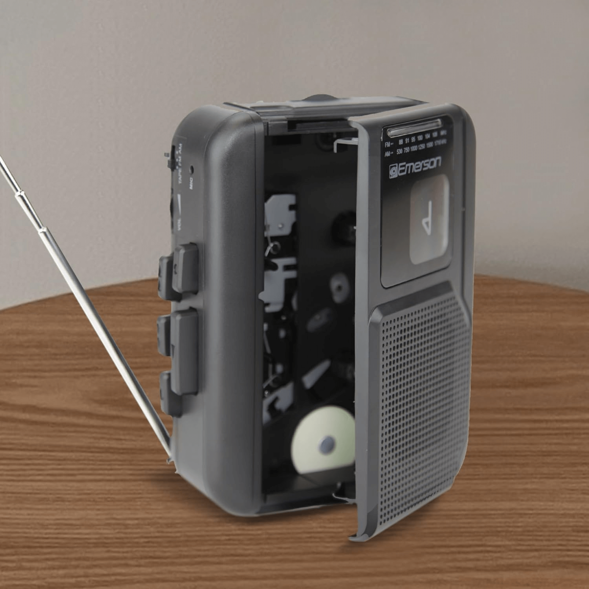 Emerson Portable Cassette Player with Bluetooth Out and Built-In Sky Iapetus