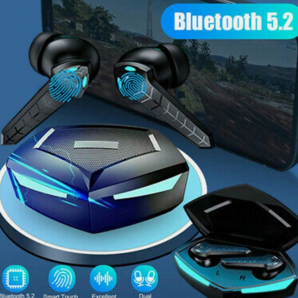 Dragon True Wireless Noise Cancellation Stereo Gaming Bluetooth Yellow Pandora