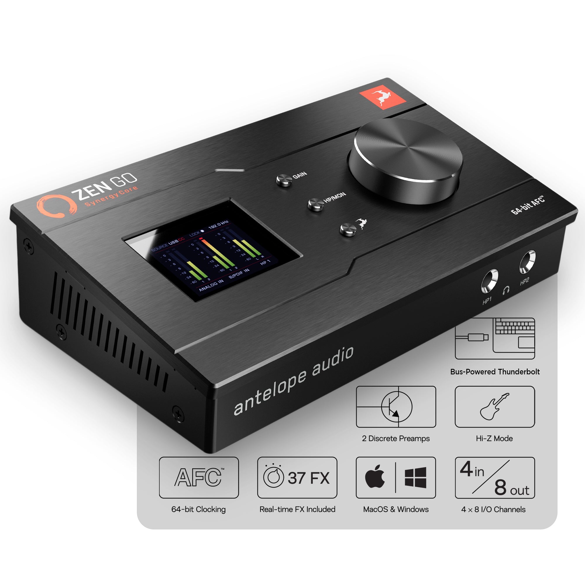 Antelope Audio - Zen Go | USB Audio Interface Cerulean Thalassa