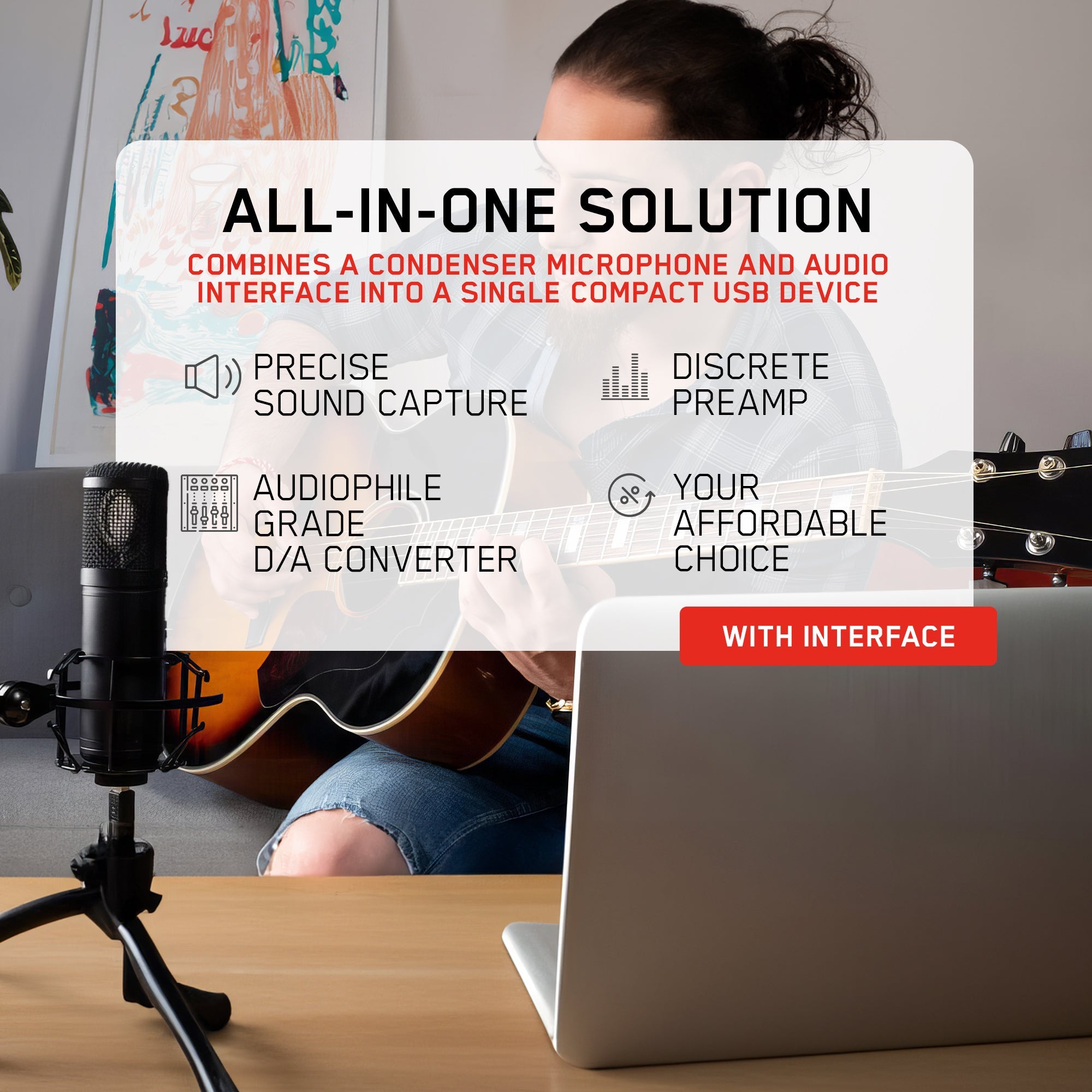 Antelope Audio - Axino recording system | Podcast microphone Cerulean Thalassa