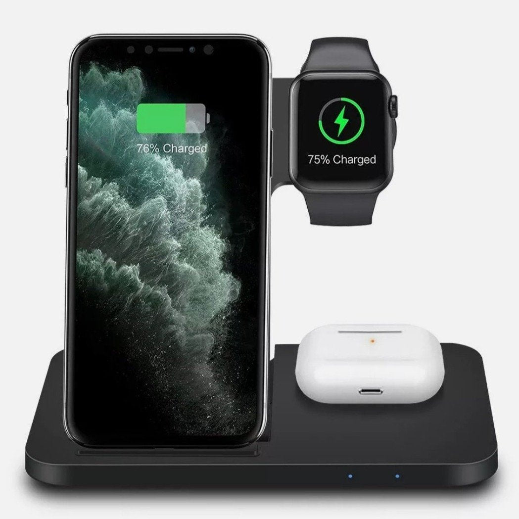 Ninja Dragons 3 in1 Wireless Foldable Charging Station Yellow Pandora