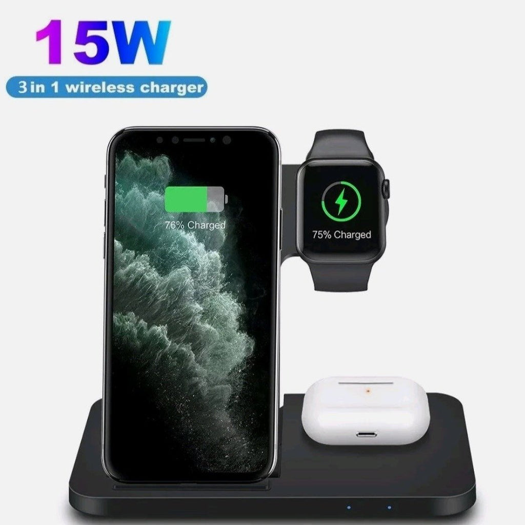 Ninja Dragons 3 in1 Wireless Foldable Charging Station Yellow Pandora