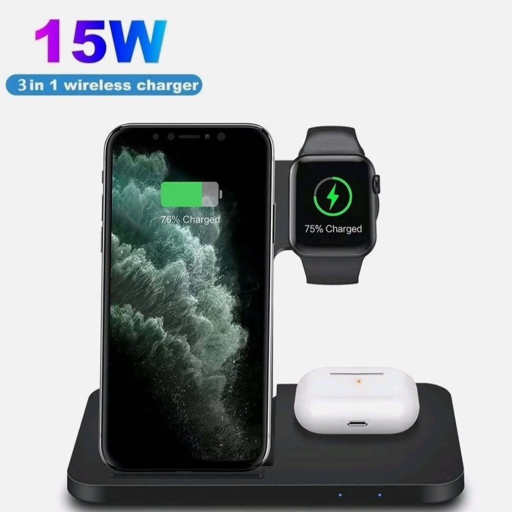 Ninja Dragons 3 in1 Wireless Foldable Charging Station Yellow Pandora