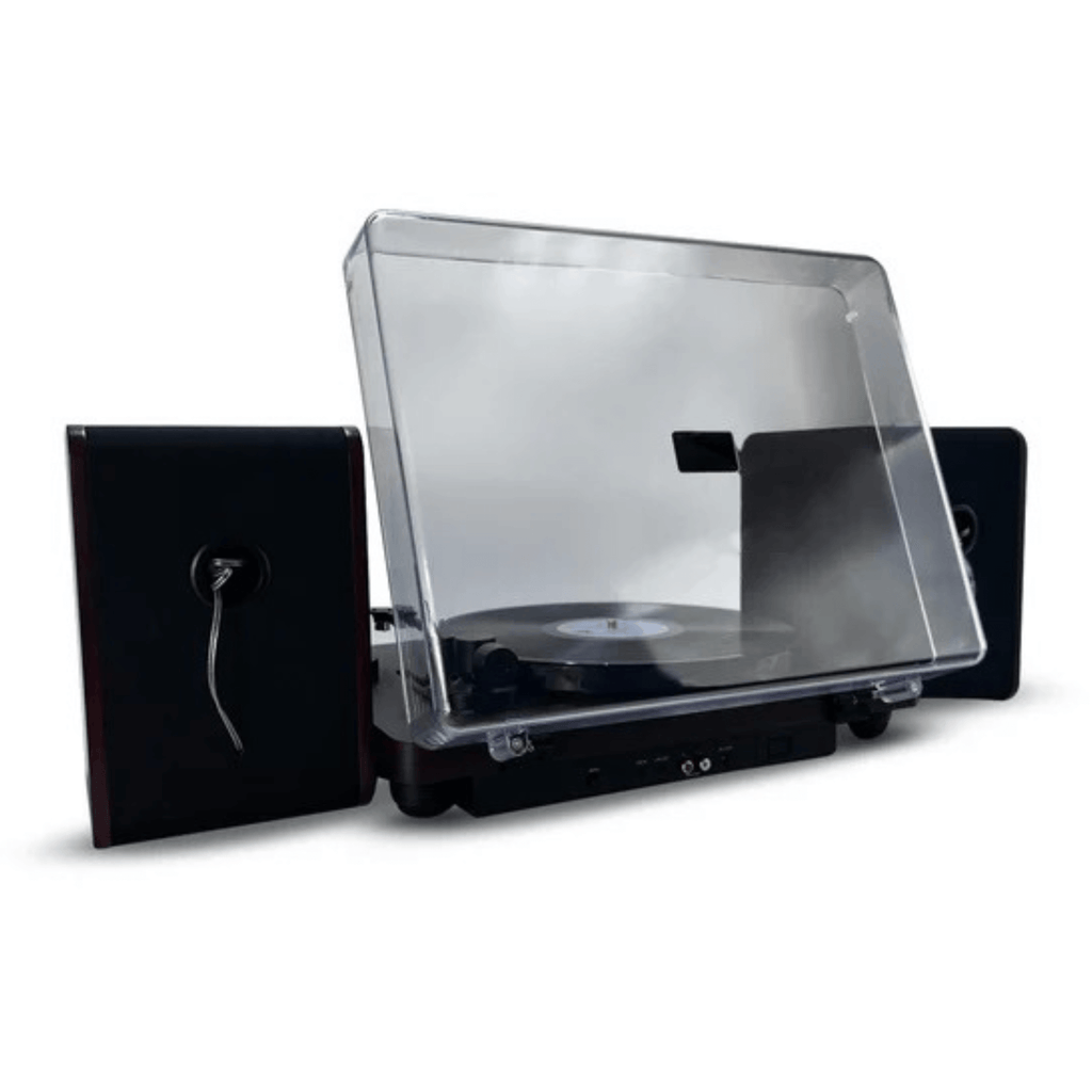 Victor Lincoln Record Player with Stereo Speakers Sky Iapetus