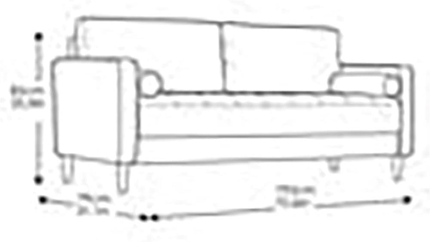 Heather Grey Fabric Sofa Modern, Stylish Design Peach Maple