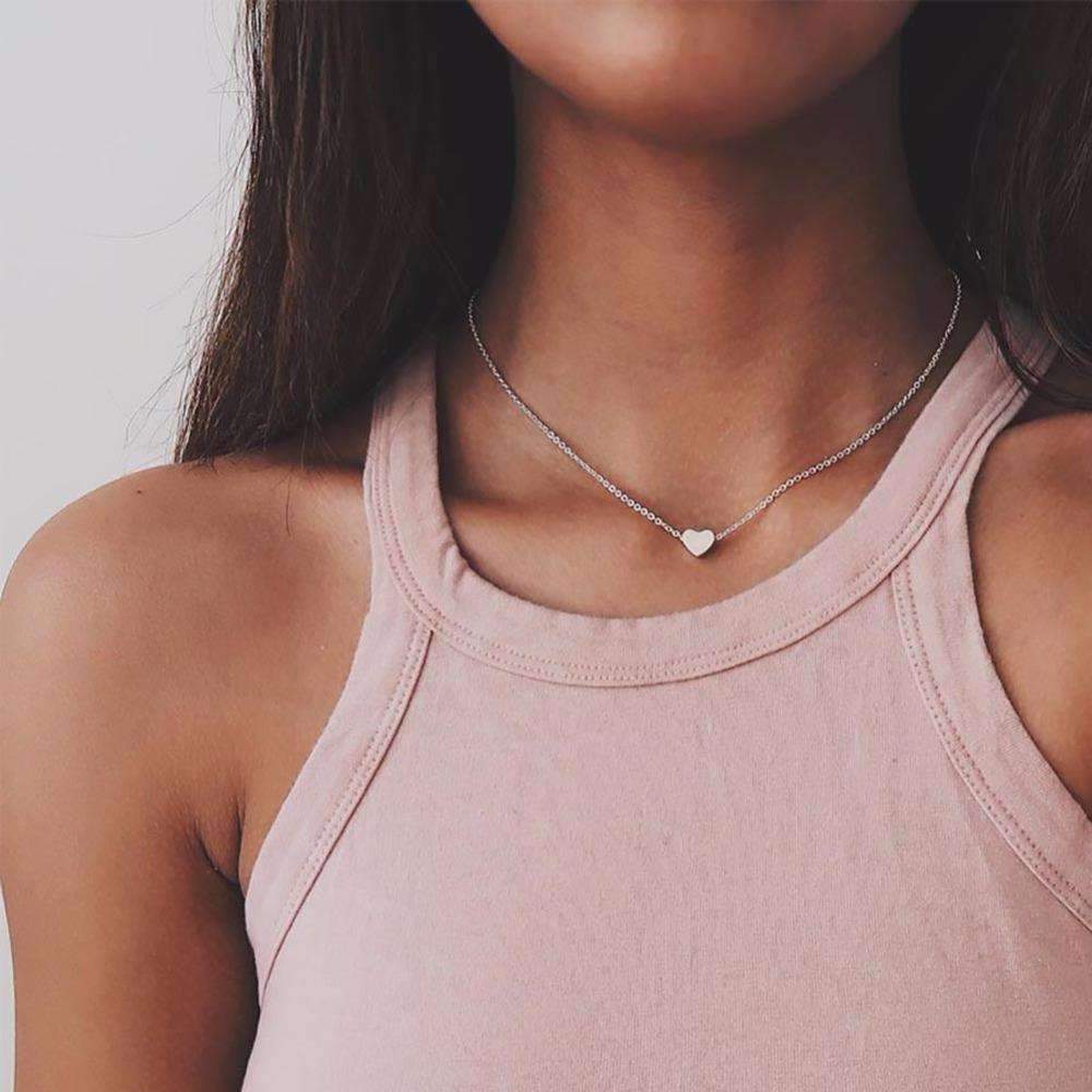 Dainty Heart Chain Jasper