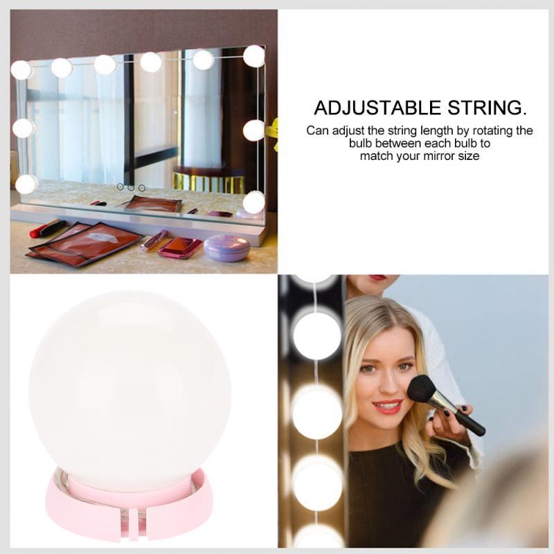 Dressing Table LED Adjustable Brightness Lights Yellow Pandora