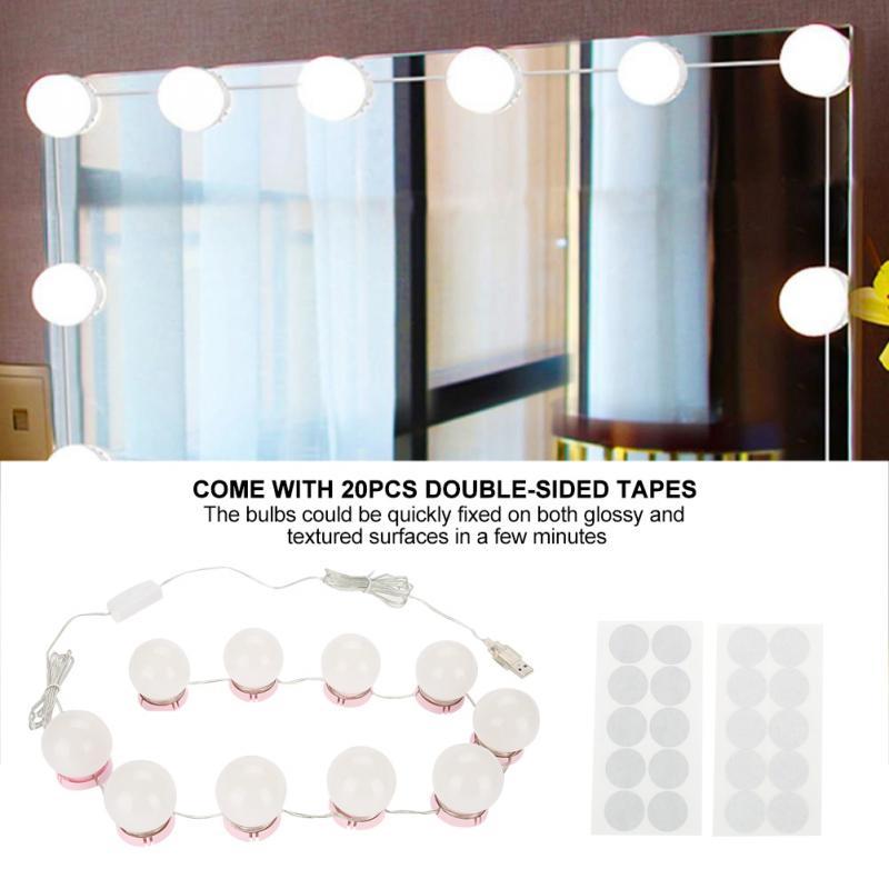 Dressing Table LED Adjustable Brightness Lights Yellow Pandora