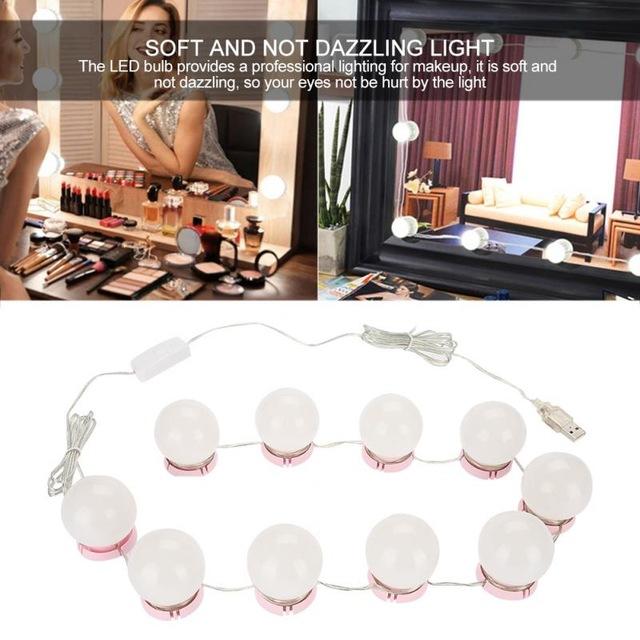 Dressing Table LED Adjustable Brightness Lights Yellow Pandora