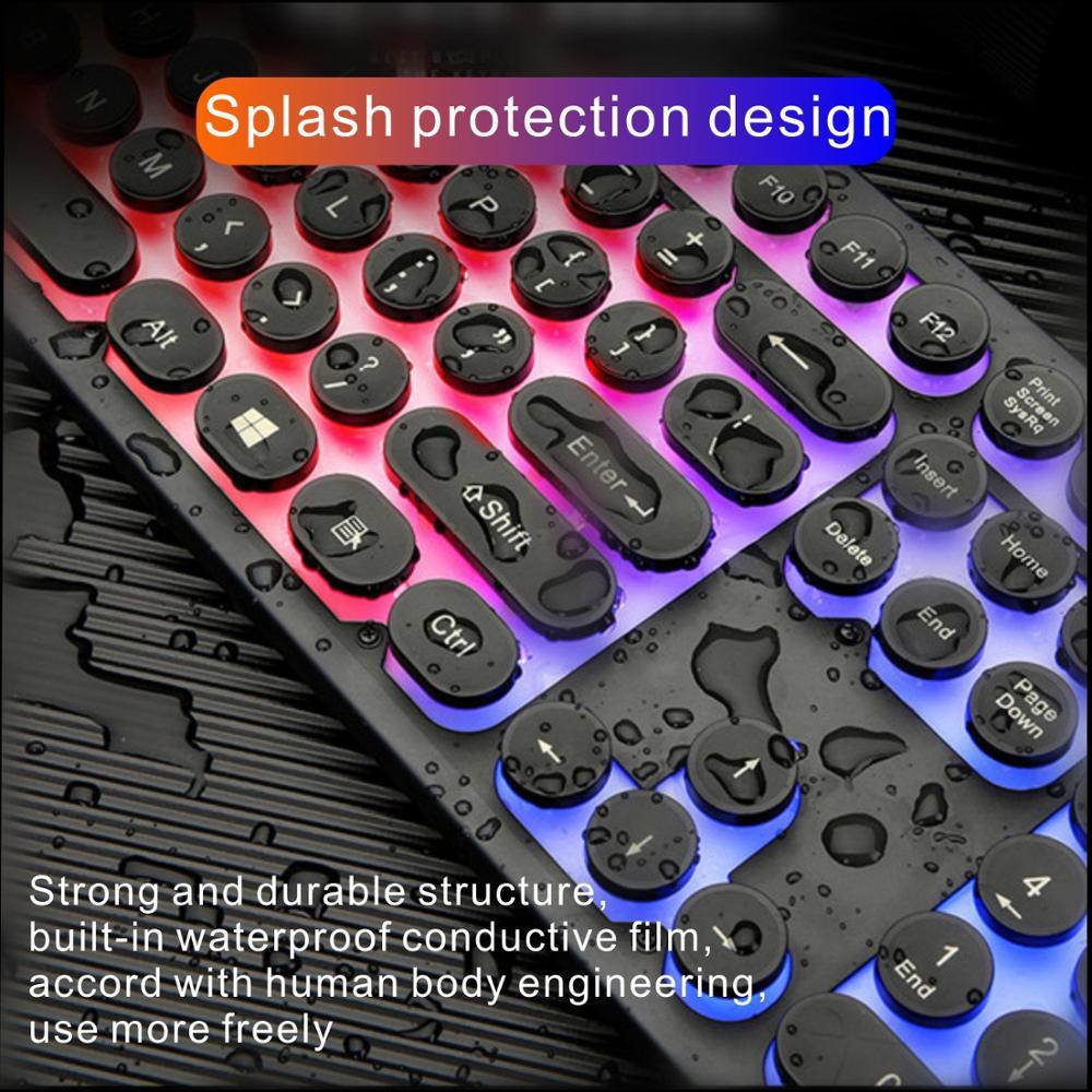 Ninja Dragons Z9i USB Wired Light Up Gaming Keyboard and Mouse Set Yellow Pandora