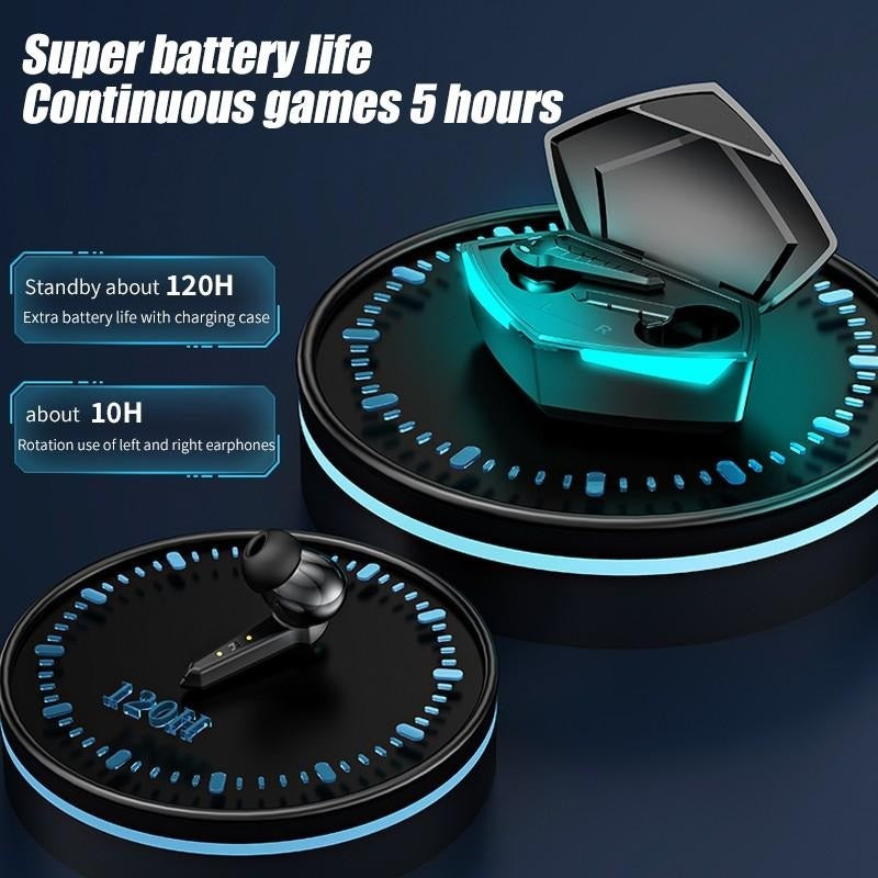 Dragon True Wireless Noise Cancellation Stereo Gaming Bluetooth Yellow Pandora