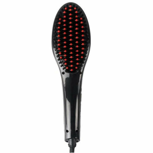 Electronic Hair Straightening Brush Yellow Pandora