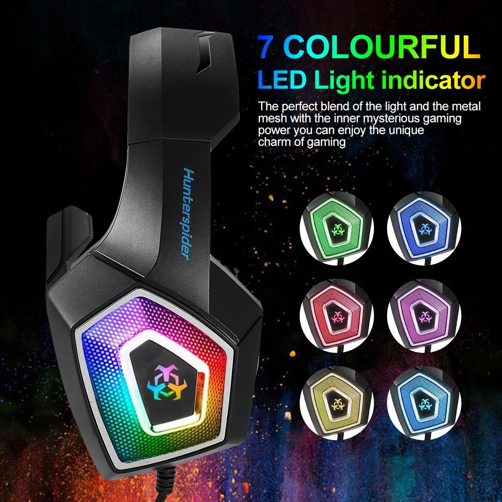 Dragon Stereo LED Gaming Headset with Microphone Yellow Pandora