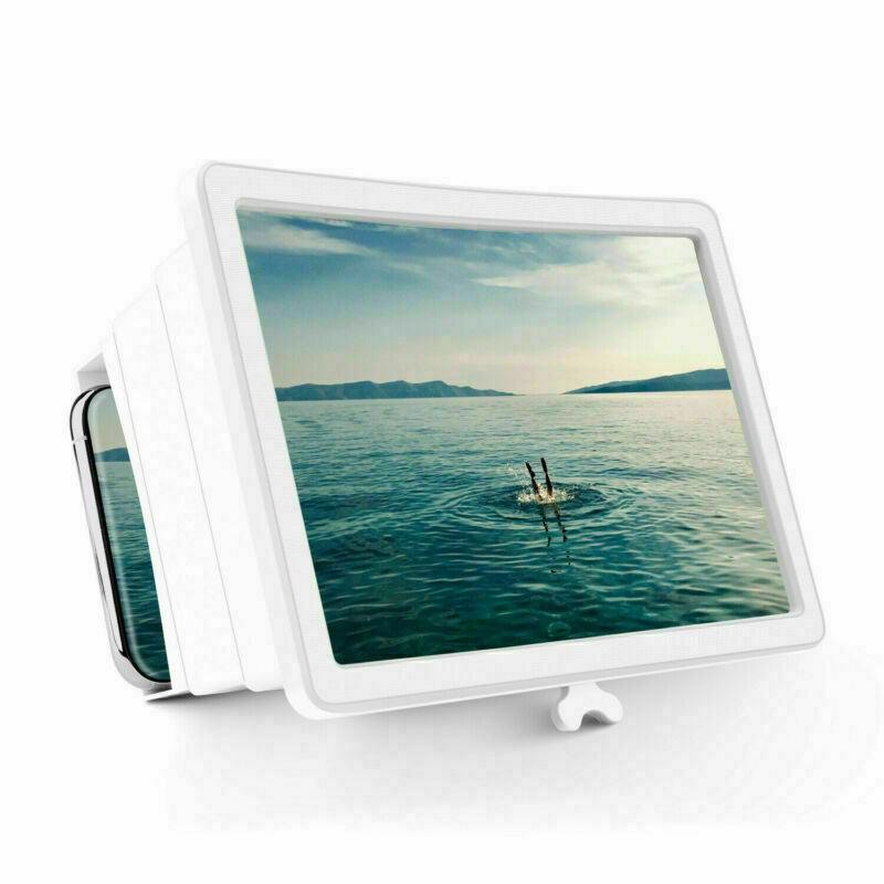2 PACK! 3D Phone Screen Magnifier Video Mobile Amplifier Universal Fuchsia Electra