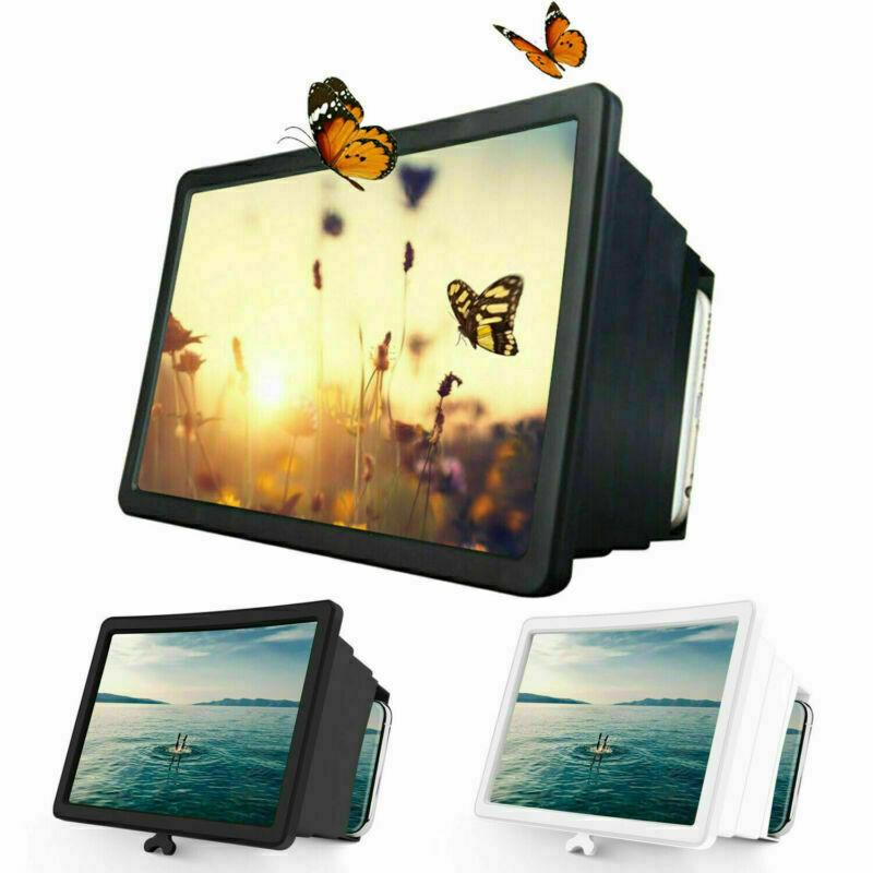 2 PACK! 3D Phone Screen Magnifier Video Mobile Amplifier Universal Fuchsia Electra