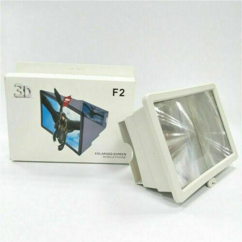 2 PACK! 3D Phone Screen Magnifier Video Mobile Amplifier Universal Fuchsia Electra