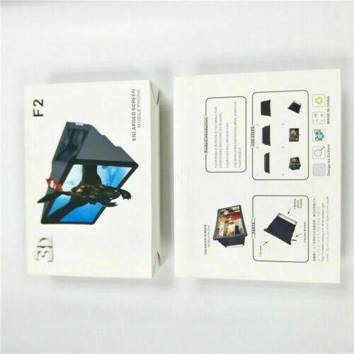 2 PACK! 3D Phone Screen Magnifier Video Mobile Amplifier Universal Fuchsia Electra