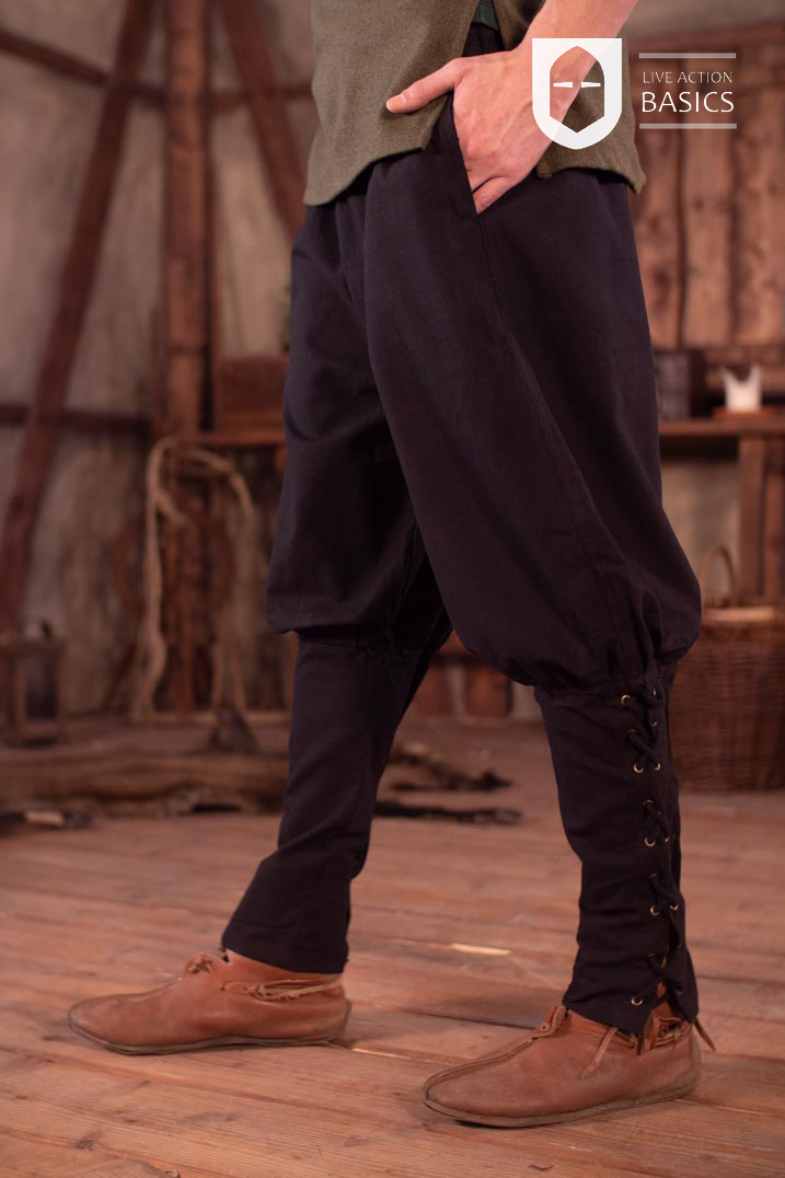 Viking Trousers - Black Azure Briseis